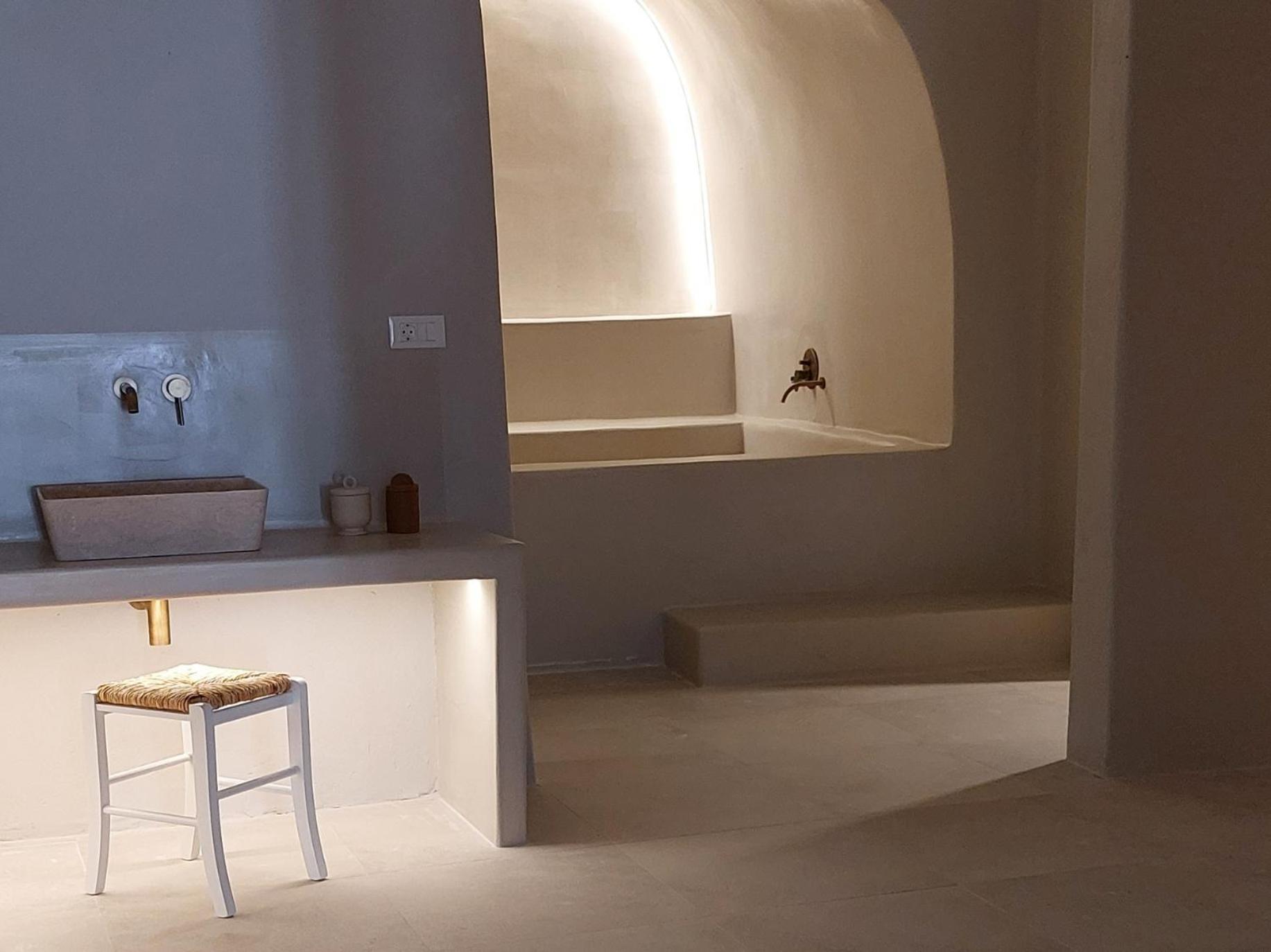 Elements Cave Suites Megalochori  Rum bild